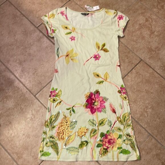 Floral cotton dress  - Picture 1 of 6